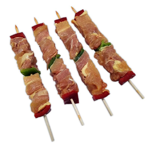 (E) Brocheta Natural Pollo Verdura 90-100 g/pz