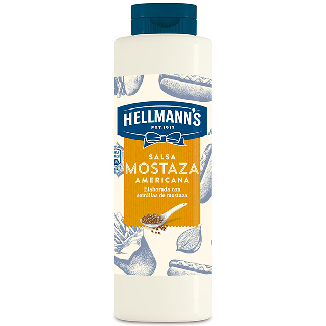 Salsa Mostaza 850Ml Bote [6 Ud/Caja] [Vta. Unidad] - Hellmann'S