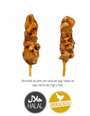 (E) Mini Brocheta Yakitori 70x15g (12868)
