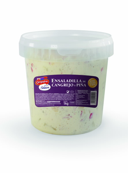 (E)Ensaladilla Cangrejo Y Piña 1Kg [4Un/Venta][Un/Venta] Campofrio