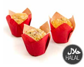 (E)Mini Muffin Relleno Fruto Rojo 26G