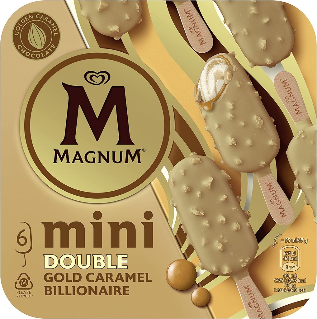 Magnum Mp6 Mini Gold Caramel 55Ml [6 Ud/Caja] [Vta. Caja]XXX
