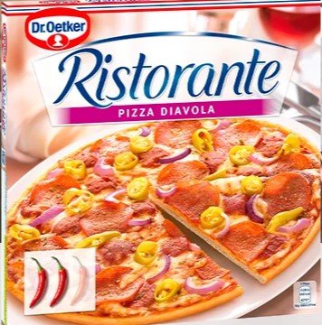 Pizza Ristorante Diavola [7Un/Caja][Vta/Caja] Dr.Oetker