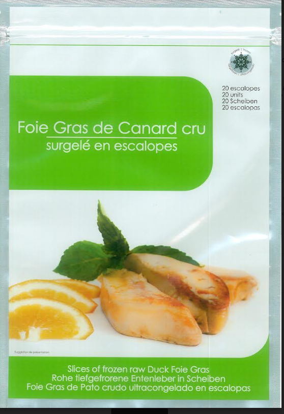Escalopa De Foie 25-35 Grs Cong. B/1kg. Sarrade