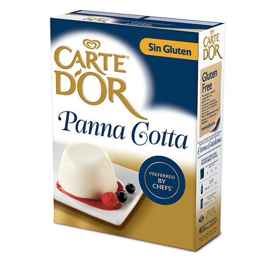 [62755345] Carte D'Or Panna Cotta S/Gluten 520G .. [6 Estuches/Caja] [Vta. Unidad]