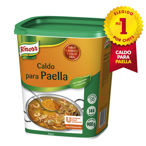 [68341721] Caldo Polvo Paella 900G [6 Ud/Caja] [Vta. Unidades] - Knorr