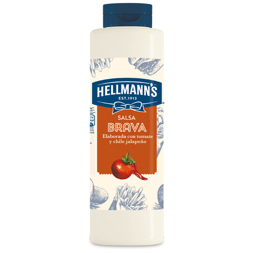 [67787600] Salsa Brava 850Ml Bote [6 Ud/Caja] [Vta. Unidad] - Hellmann'S