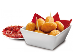 [SU11153] Croqueta Mini Jamón Ibérico bocado 10g 3x1kg [Vta. Caja]