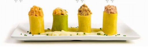 [4447] (E) Canelones Pato Manzana Caramelizada 16x130g